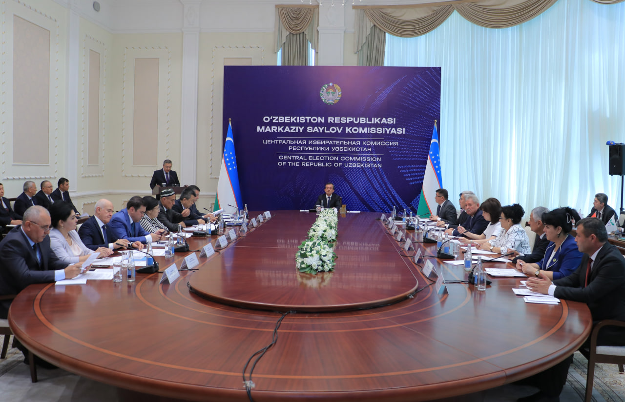 Candidates registered for the office of President of the Republic of Uzbekistan