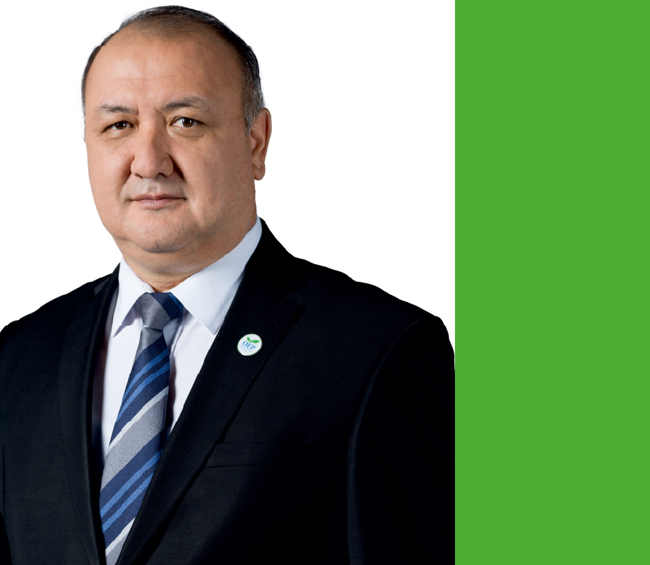 Presidential Candidate of the Ecological Party of Uzbekistan - Abdushukur Khudoykulovich KHAMZAEV