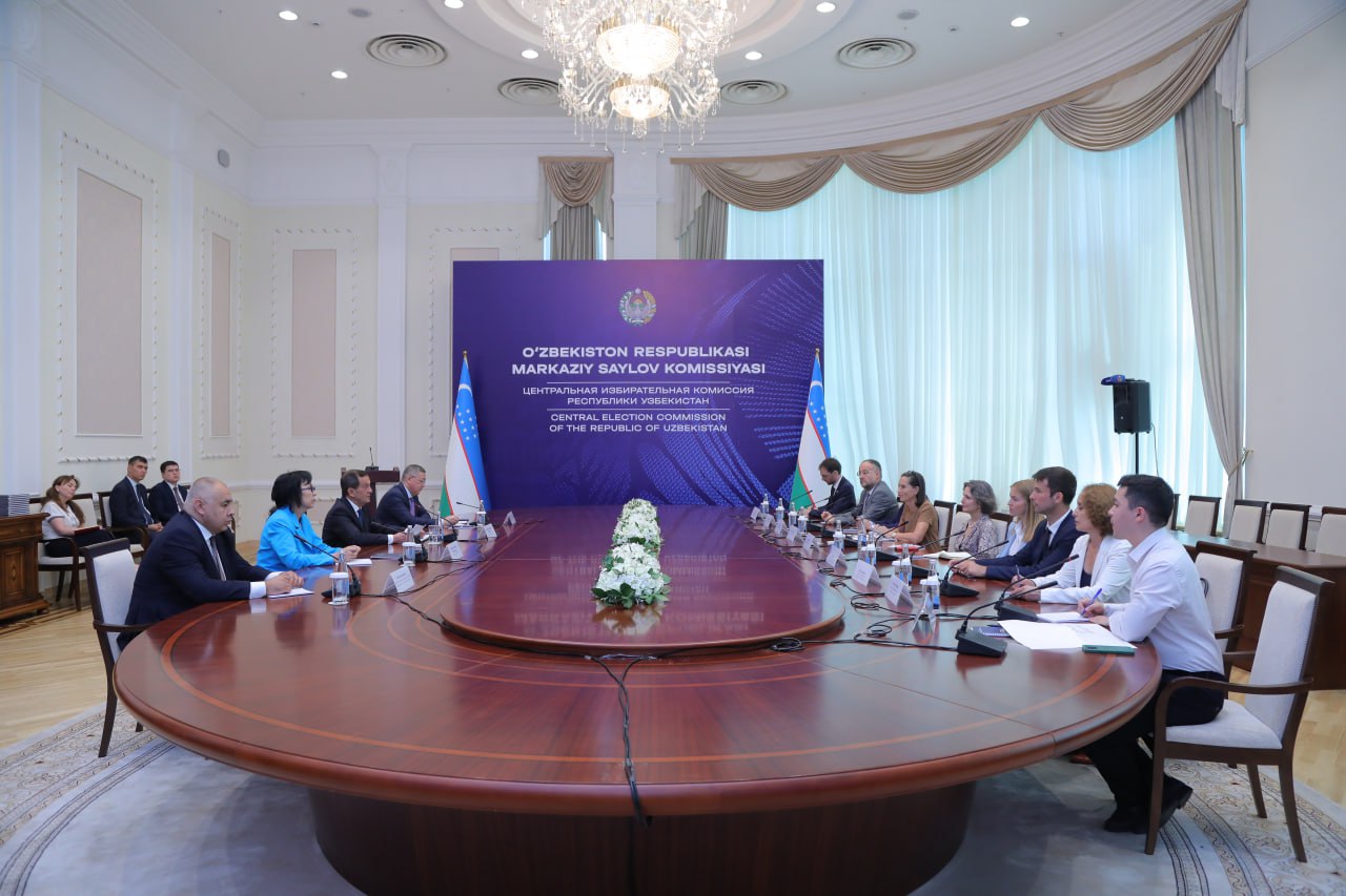 CEC Chairperson met with embassy heads of EU member states in Tashkent