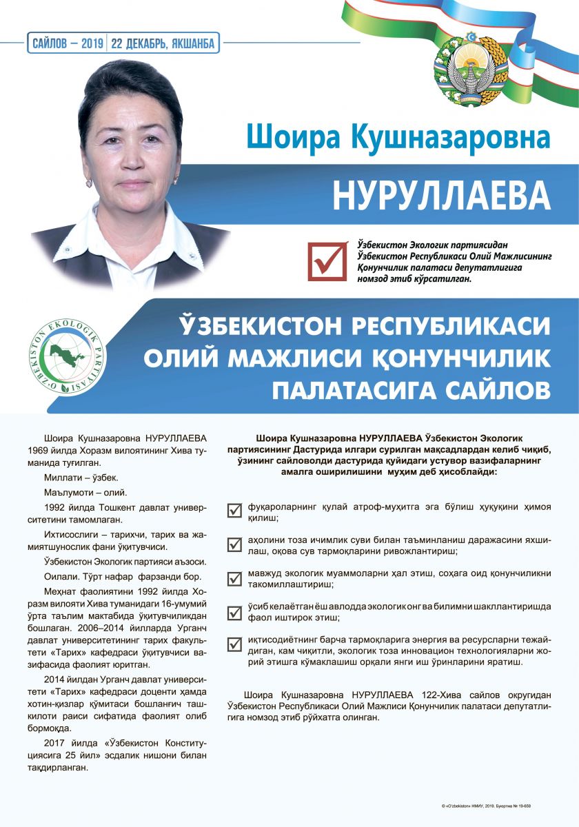 Нуруллаева Шоира Кушназаровна