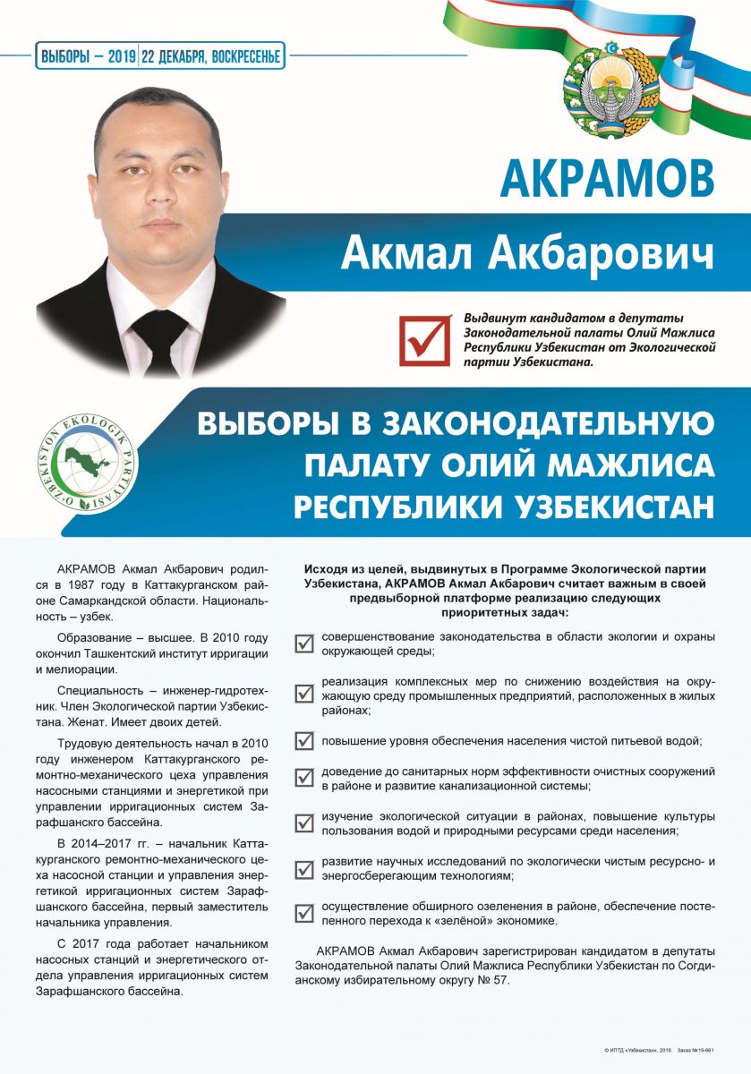 Акрамов Акмал Акбарович
