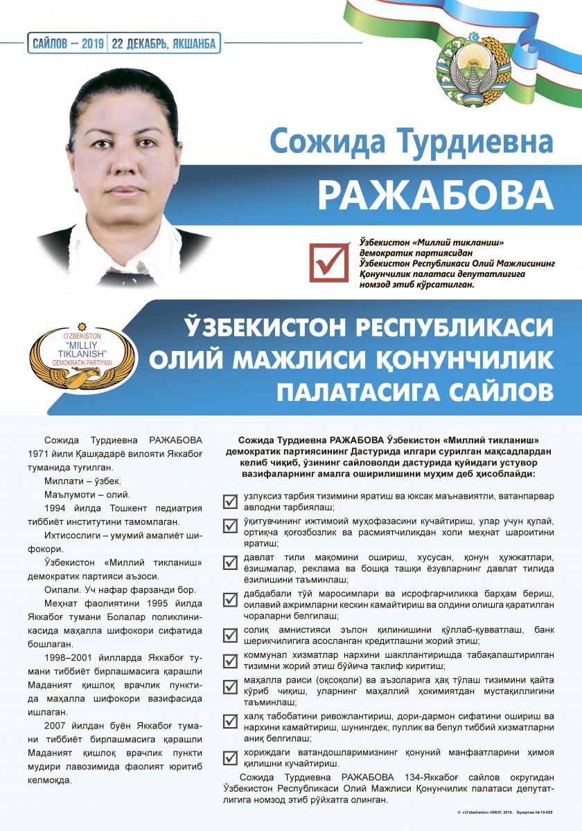 Ражабова Сожида Турдиевна
