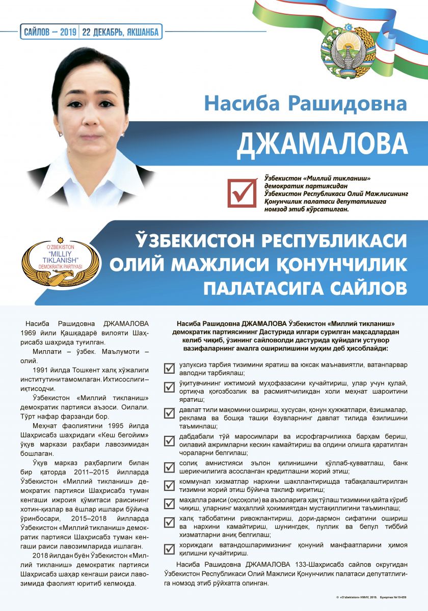Джамолова Насиба Рашидовна