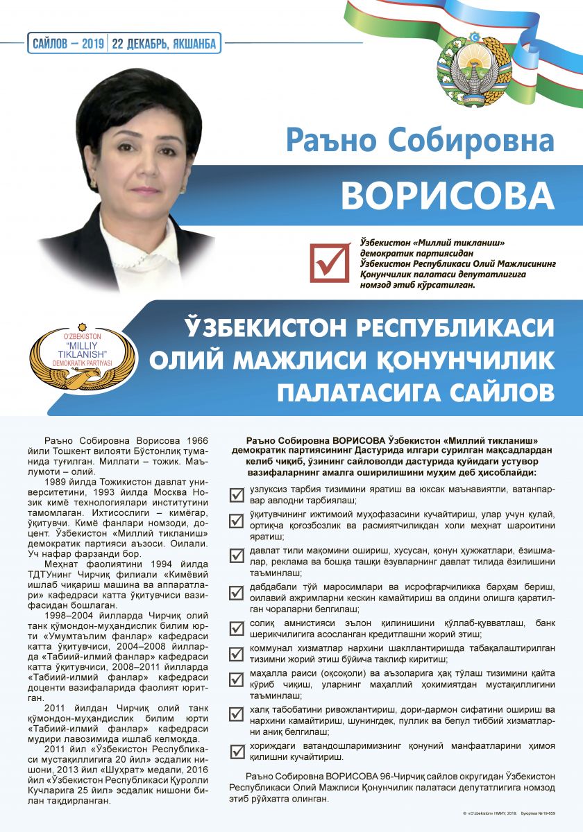 Ворисова Раъно Собировна
